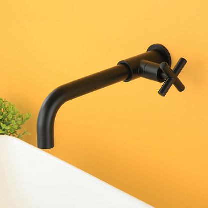 Popular Wall Mount Bathroom Faucet Cross Handle