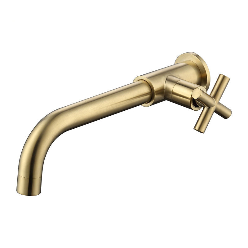 Popular Wall Mount Bathroom Faucet Cross Handle
