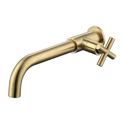 Popular Wall Mount Bathroom Faucet Cross Handle