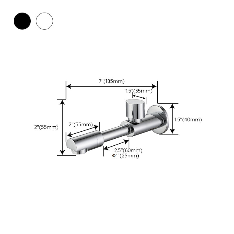 Popular Wall Mount Bathroom Faucet Cross Handle