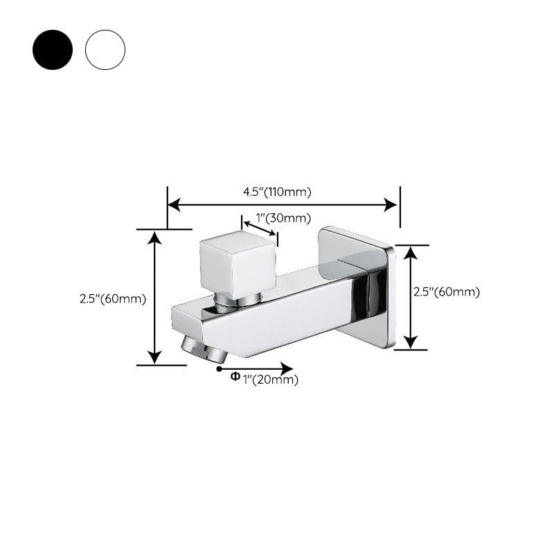 Popular Wall Mount Bathroom Faucet Cross Handle