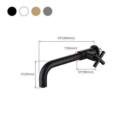 Popular Wall Mount Bathroom Faucet Cross Handle