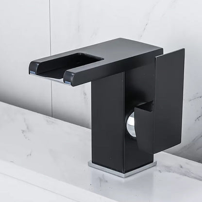 Modern Square LED Bathroom Faucet Mixer Tap