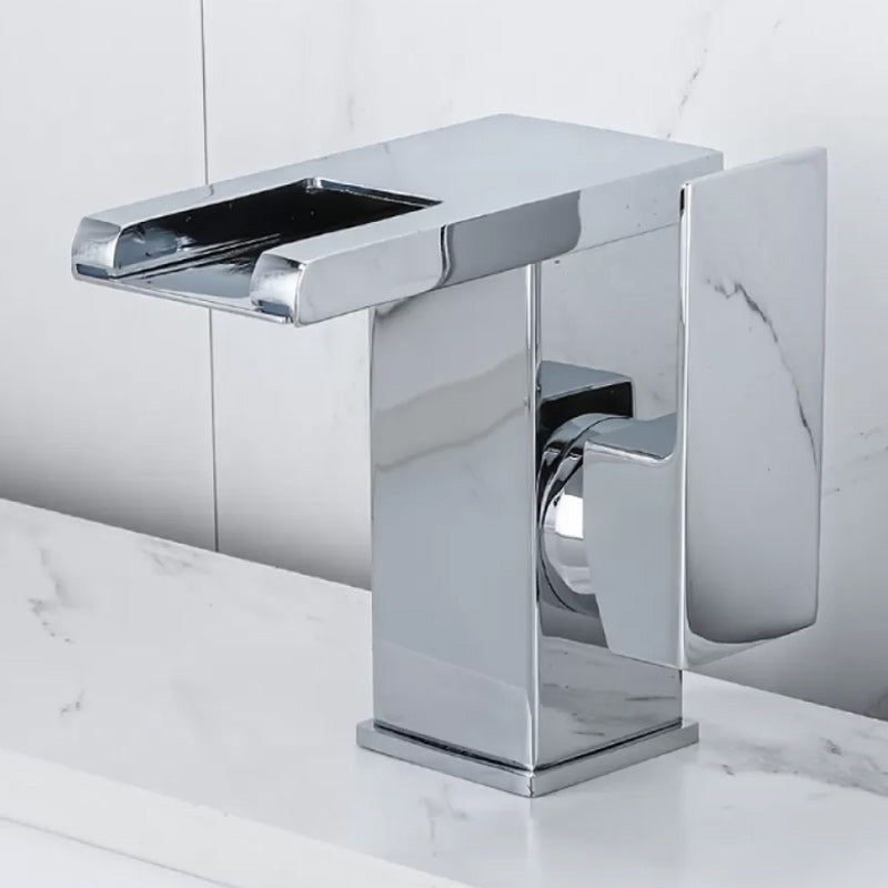 Modern Square LED Bathroom Faucet Mixer Tap