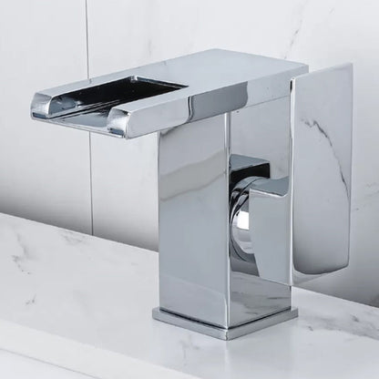 Modern Square LED Bathroom Faucet Mixer Tap