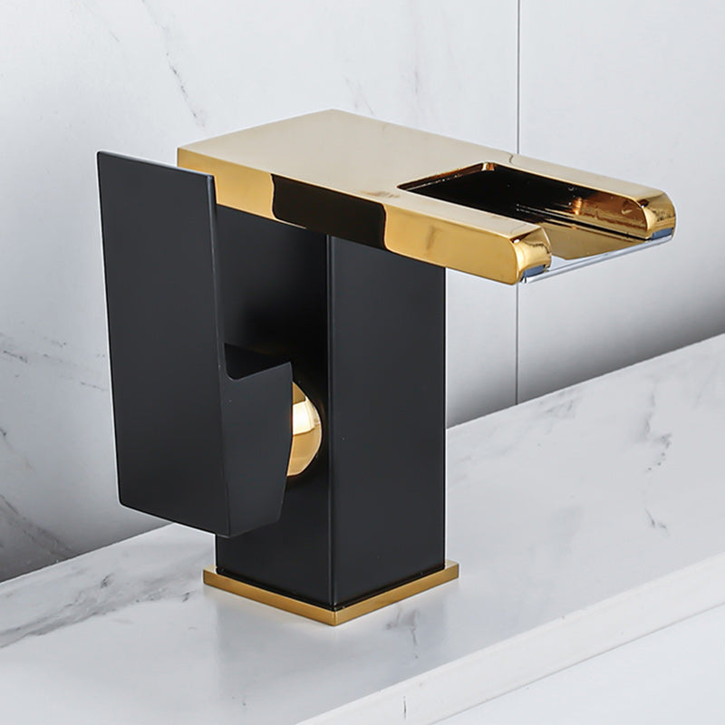 Modern Square LED Bathroom Faucet Mixer Tap