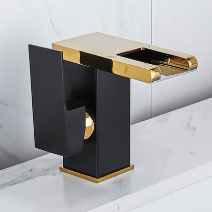 Modern Square LED Bathroom Faucet Mixer Tap