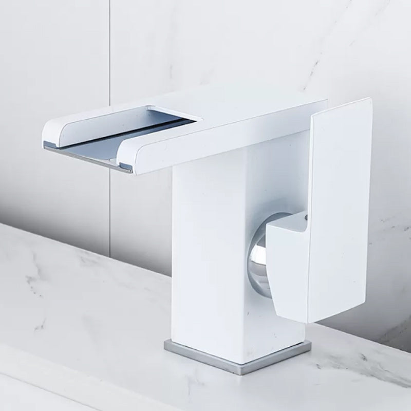 Modern Square LED Bathroom Faucet Mixer Tap