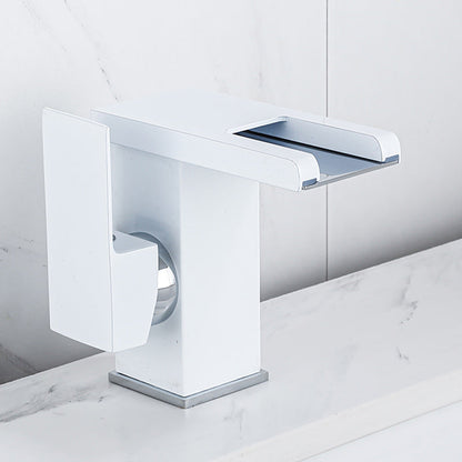 Modern Square LED Bathroom Faucet Mixer Tap