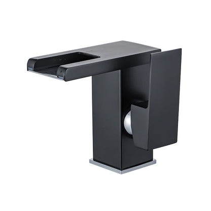 Modern Square LED Bathroom Faucet Mixer Tap