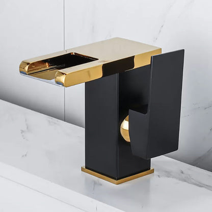 Modern Square LED Bathroom Faucet Mixer Tap - Cofik