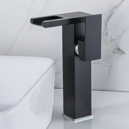 Modern Square LED Bathroom Faucet Mixer Tap