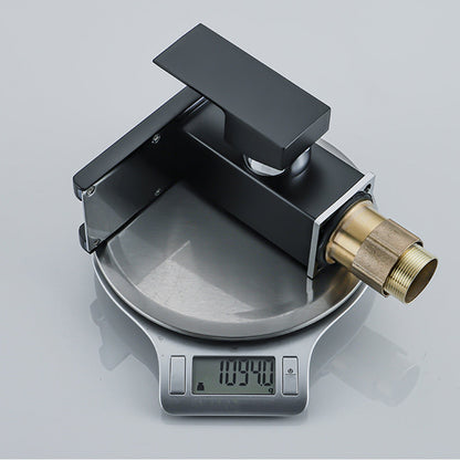 Modern Square LED Bathroom Faucet Mixer Tap