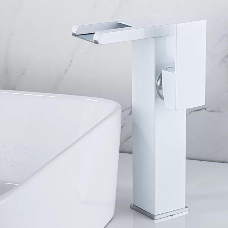 Modern Square LED Bathroom Faucet Mixer Tap