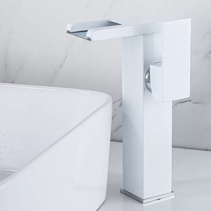 Modern Square LED Bathroom Faucet Mixer Tap