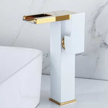 Modern Square LED Bathroom Faucet Mixer Tap