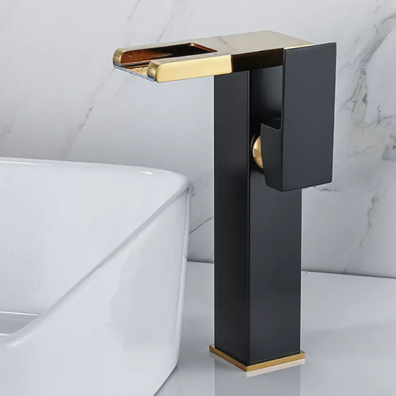 Modern Square LED Bathroom Faucet Mixer Tap