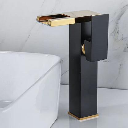 Modern Square LED Bathroom Faucet Mixer Tap