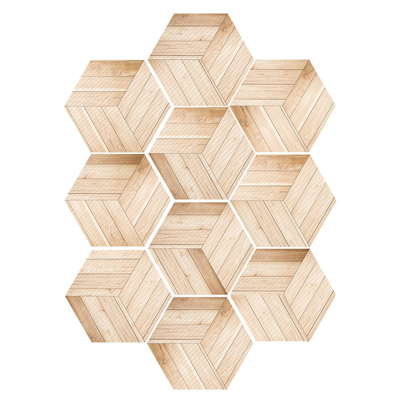 Colorful Hexagon Wall Stickers Removable Tile Decal