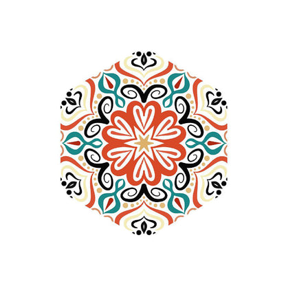 Colorful Hexagon Wall Stickers Removable Tile Decal