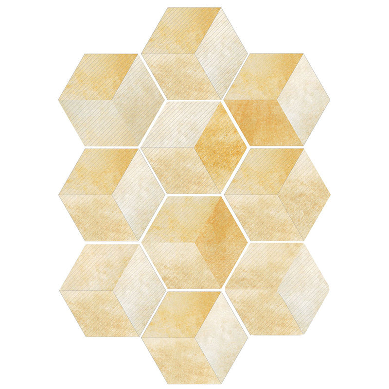 Colorful Hexagon Wall Stickers Removable Tile Decal