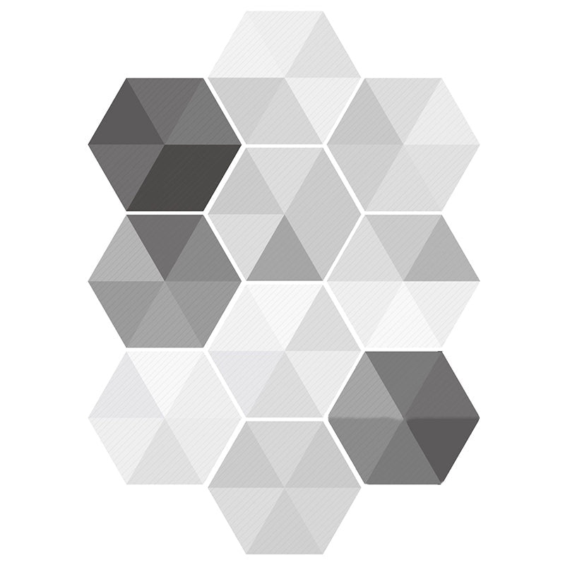 Colorful Hexagon Wall Stickers Removable Tile Decal