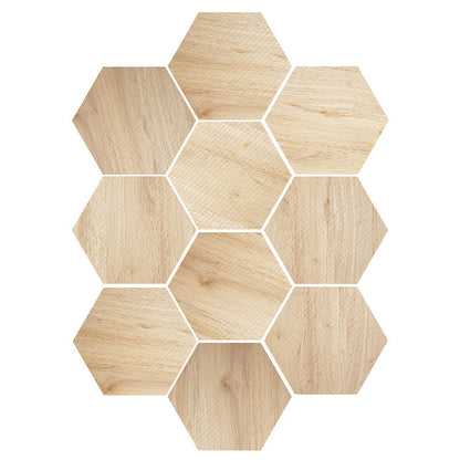 Colorful Hexagon Wall Stickers Removable Tile Decal