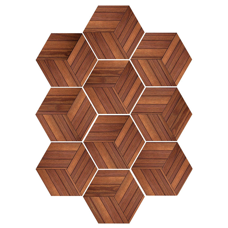 Colorful Hexagon Wall Stickers Removable Tile Decal
