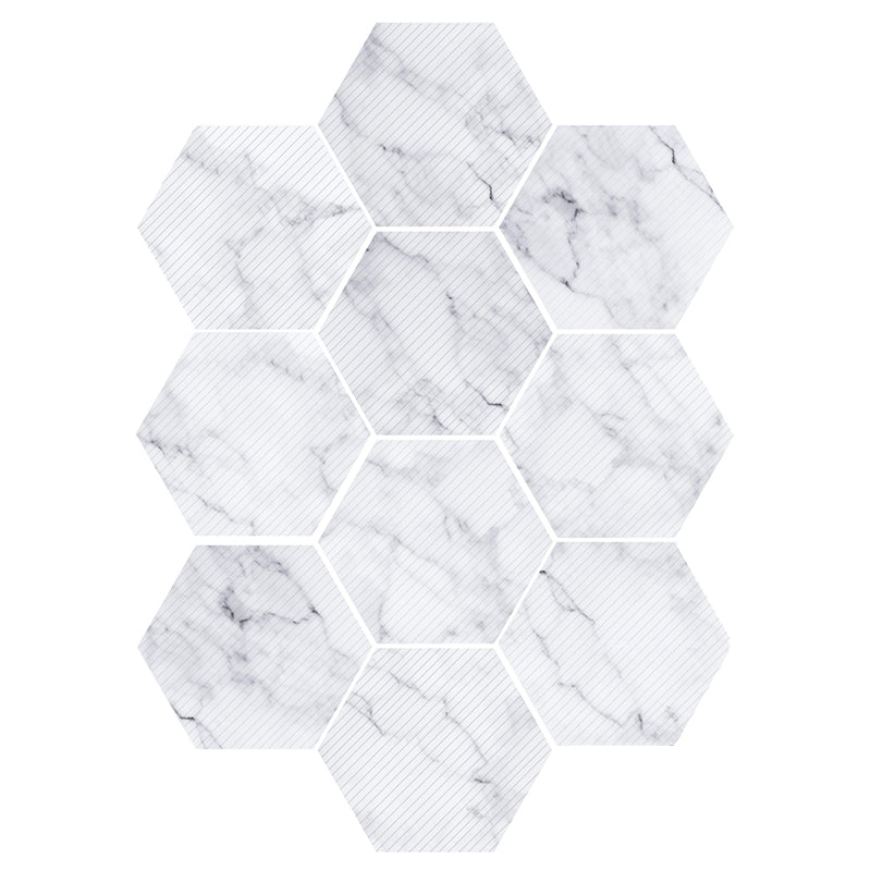 Colorful Hexagon Wall Stickers Removable Tile Decal