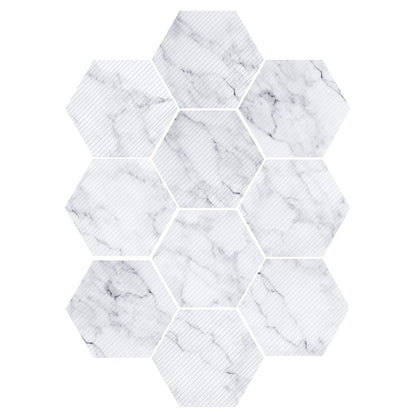 Colorful Hexagon Wall Stickers Removable Tile Decal