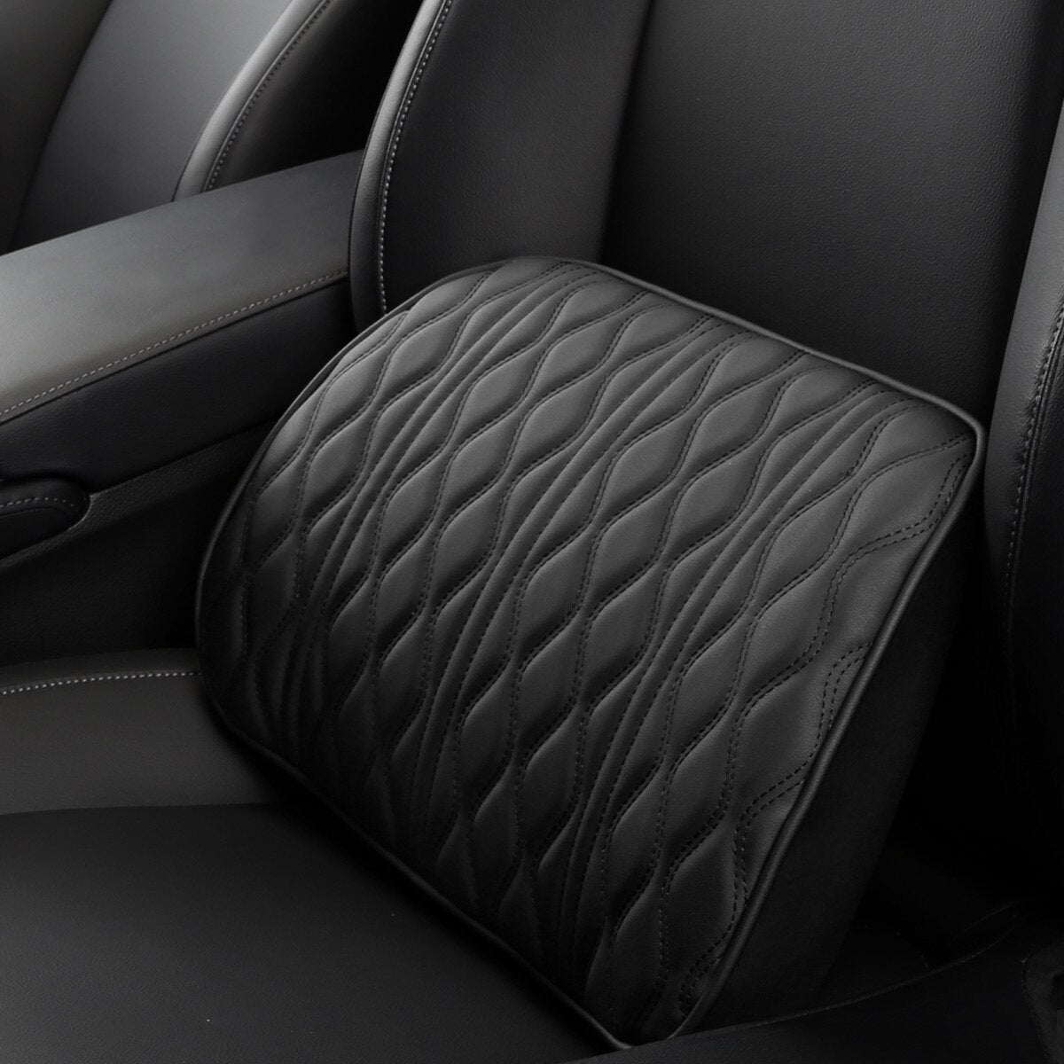 Comfort Travel Pillow Set with Memory Foam Leather