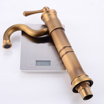 Stylish Single Handle Kitchen Faucet with Rotating Spout