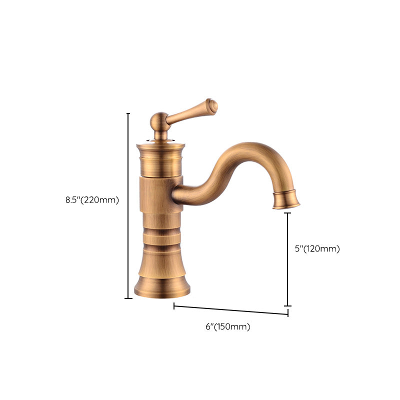 Stylish Single Handle Kitchen Faucet with Rotating Spout