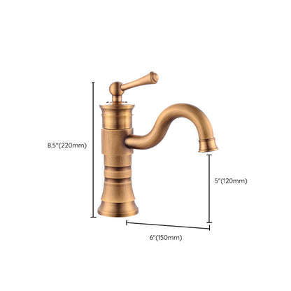 Stylish Single Handle Kitchen Faucet with Rotating Spout