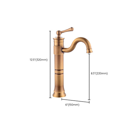 Stylish Single Handle Kitchen Faucet with Rotating Spout