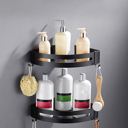 Stylish Black Bathroom Accessory Kit, 3 Piece Set