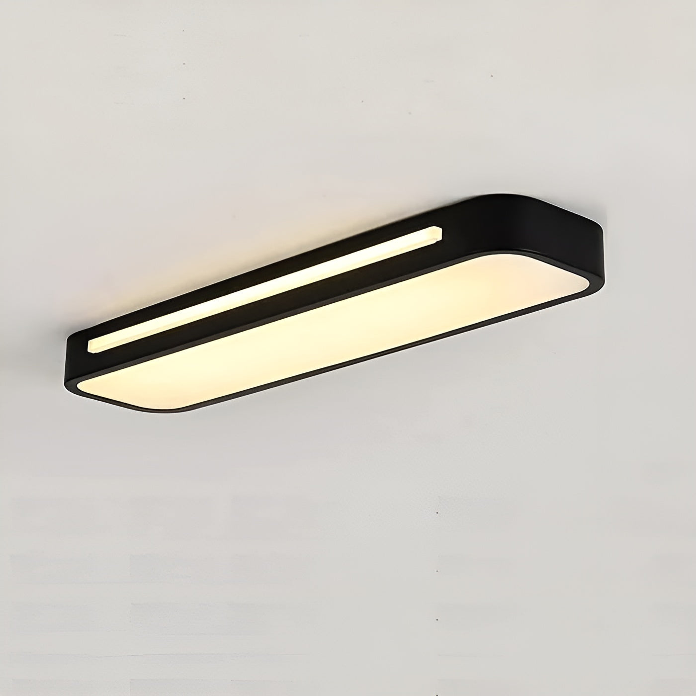 Sleek Modern Rectangular Ceiling Lamp