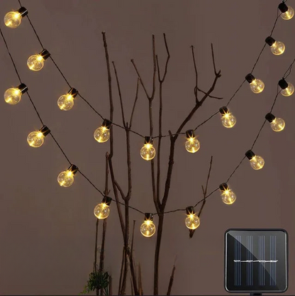 Solar Powered Patio String Lights