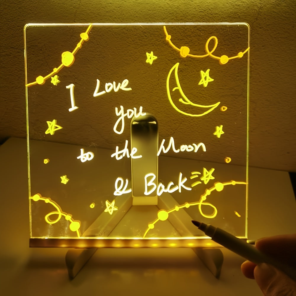 Bright LED Message Board with Colorful Pens