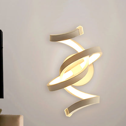 Simple White LED Wall Sconce Light for Bedroom - Cofik