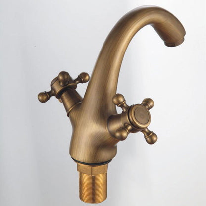 Space Saving Foldable Bathroom Faucet – 2 Lever Handles