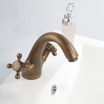 Space Saving Foldable Bathroom Faucet – 2 Lever Handles