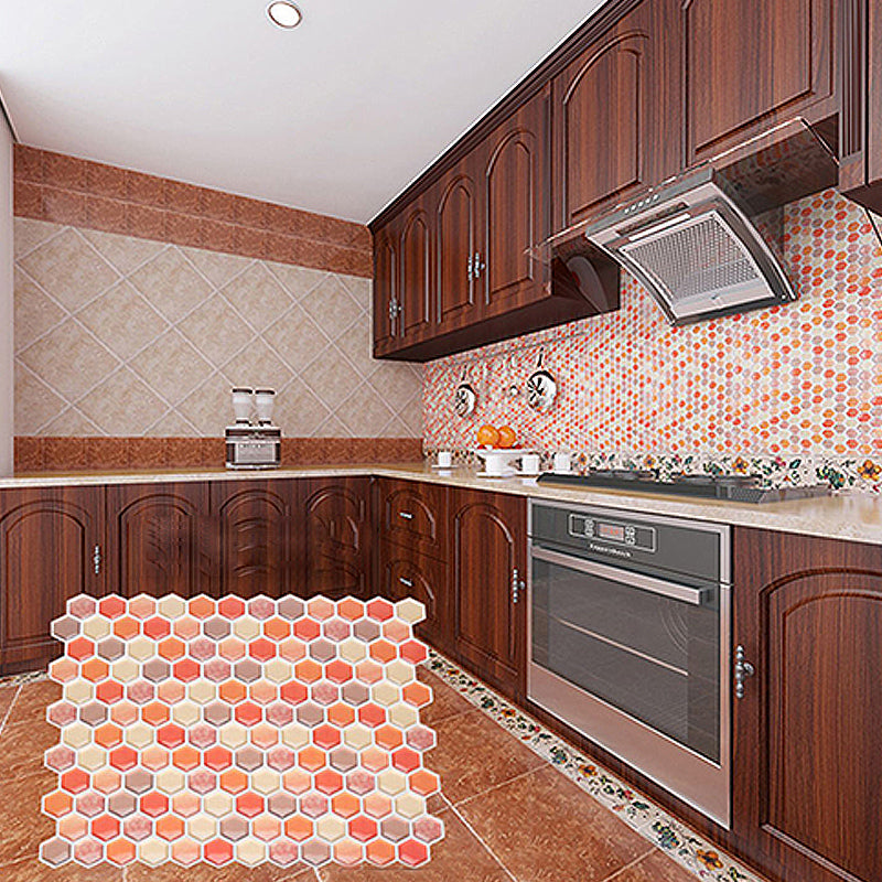 Vibrant Glass Backsplash Tile Sticker for Kitchen Wall - Cofik