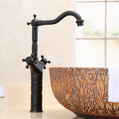Modern Wide Spread Bath Faucet with Cross Handle Sink Mixer