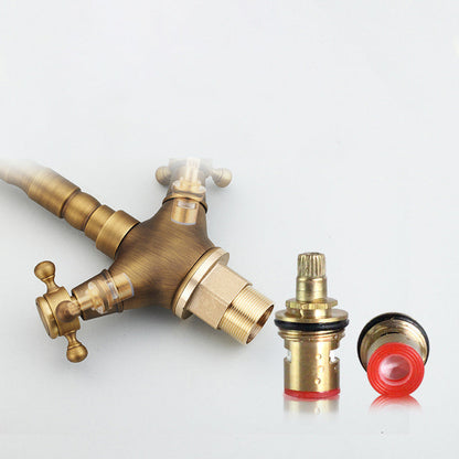Modern Wide Spread Bath Faucet with Cross Handle Sink Mixer