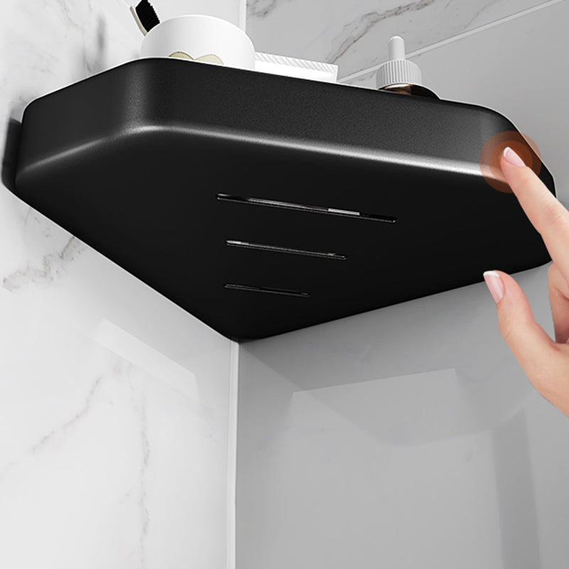 Stylish Black Bathroom Shelf Set Rustproof 1/2/3 Piece