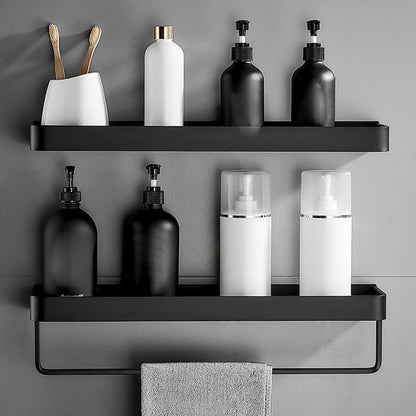 Sleek Stainless Steel Bath Shelf