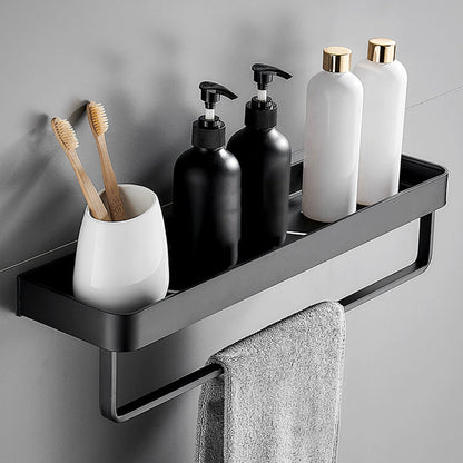 Sleek Stainless Steel Bath Shelf