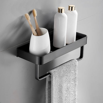 Sleek Stainless Steel Bath Shelf