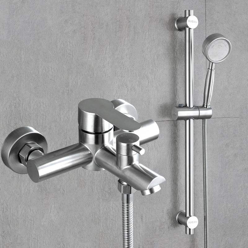 Luxury Stainless Steel Wall Mount Bathtub Faucet